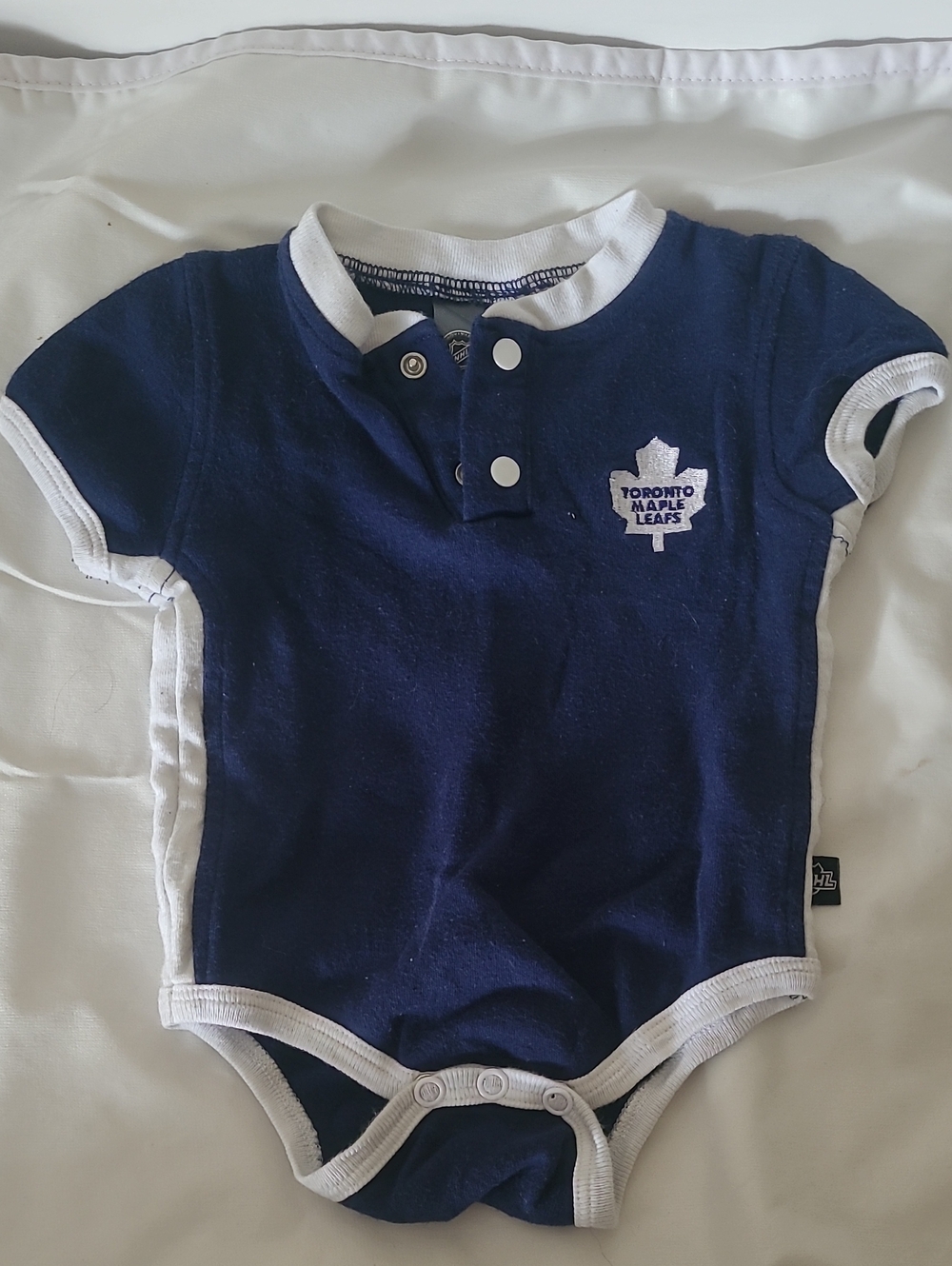 Toronto Maple Leafs Navy Blue Infant Onesie 0-6M